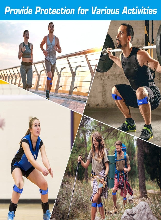 IPOW 2 Pack Knee Pain Relief & Patella Stabilizer Knee Strap Brace Support for Hiking, Soccer, Basketball, Running, Jumpers Knee, Tennis, Volleyball & Squats - Image 5